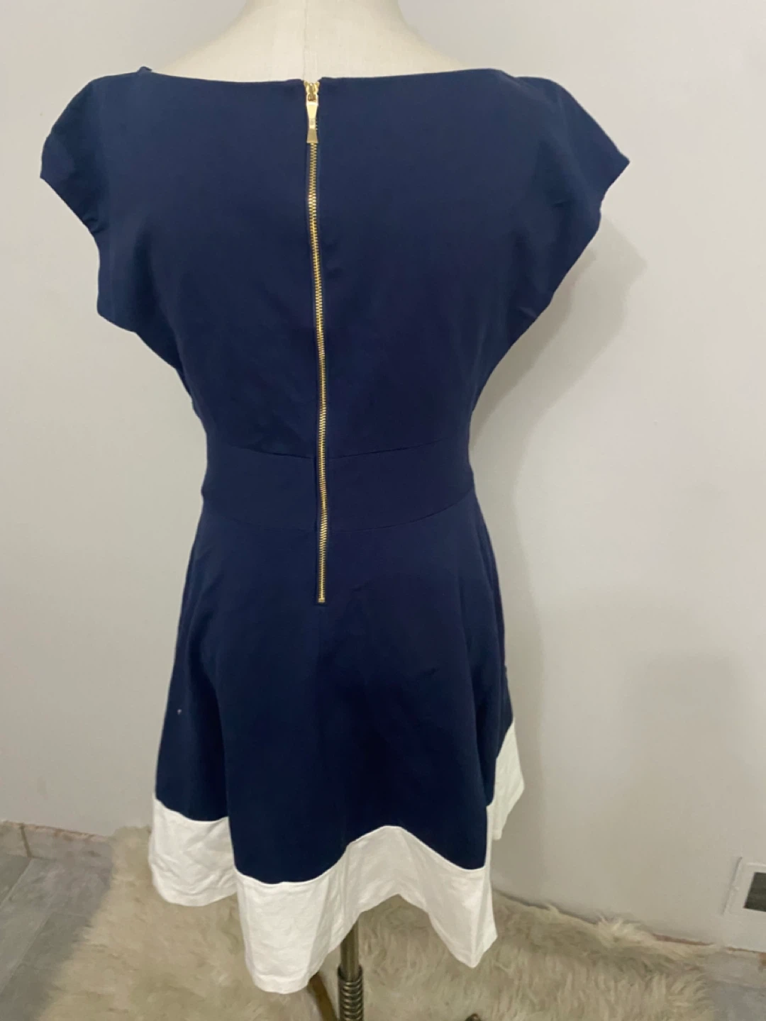 Kate Spade New York Navy & White Dress Size M - photo 2