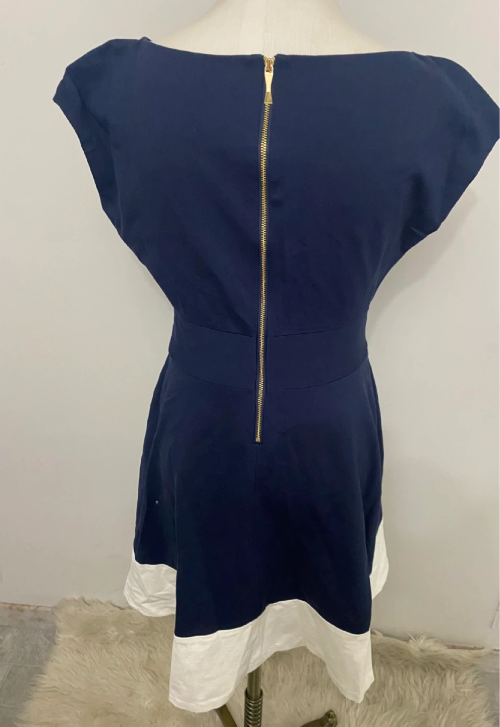 Kate Spade New York Navy & White Dress Size M - photo 3