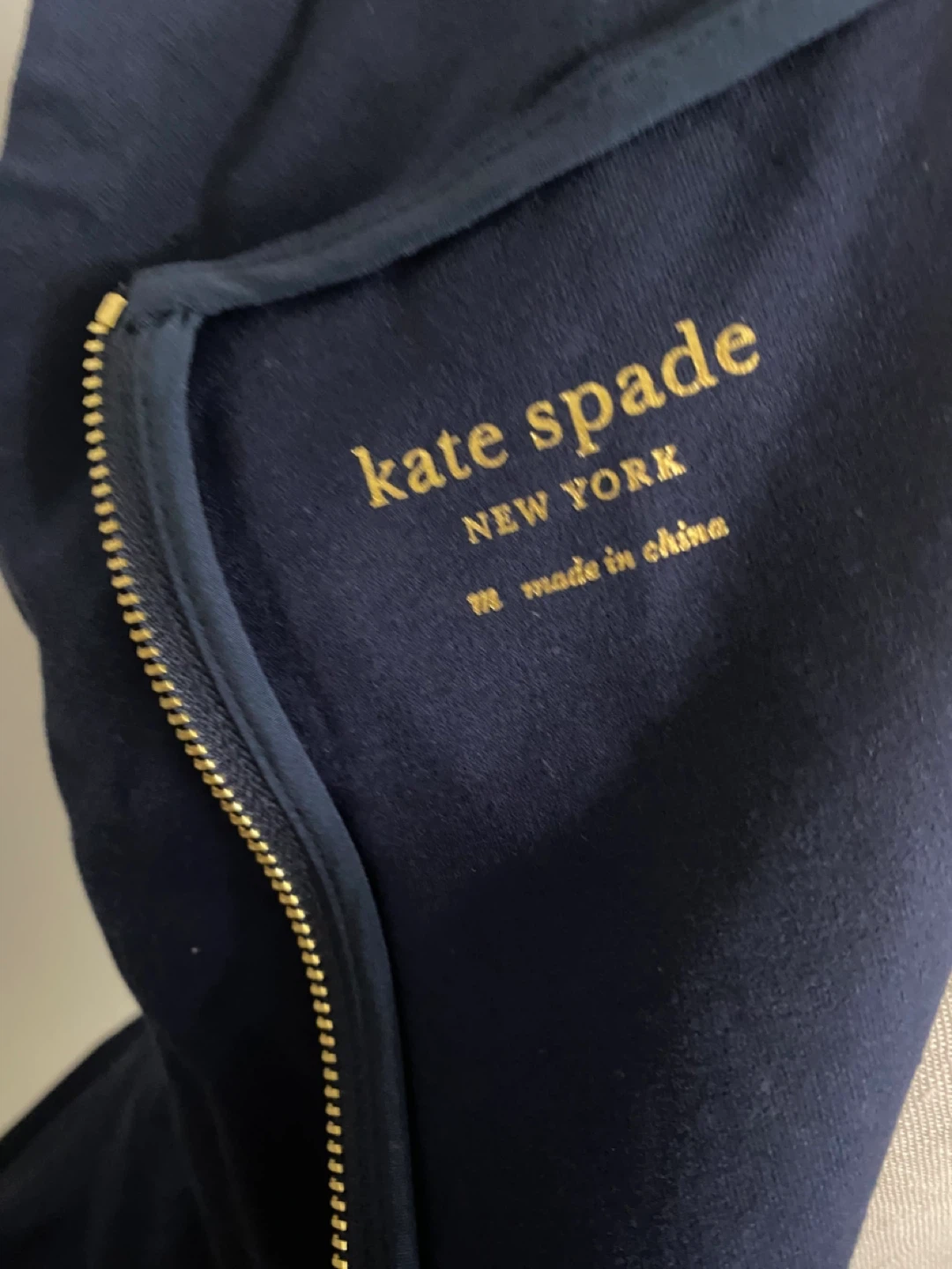 Kate Spade New York Navy & White Dress Size M - photo 4