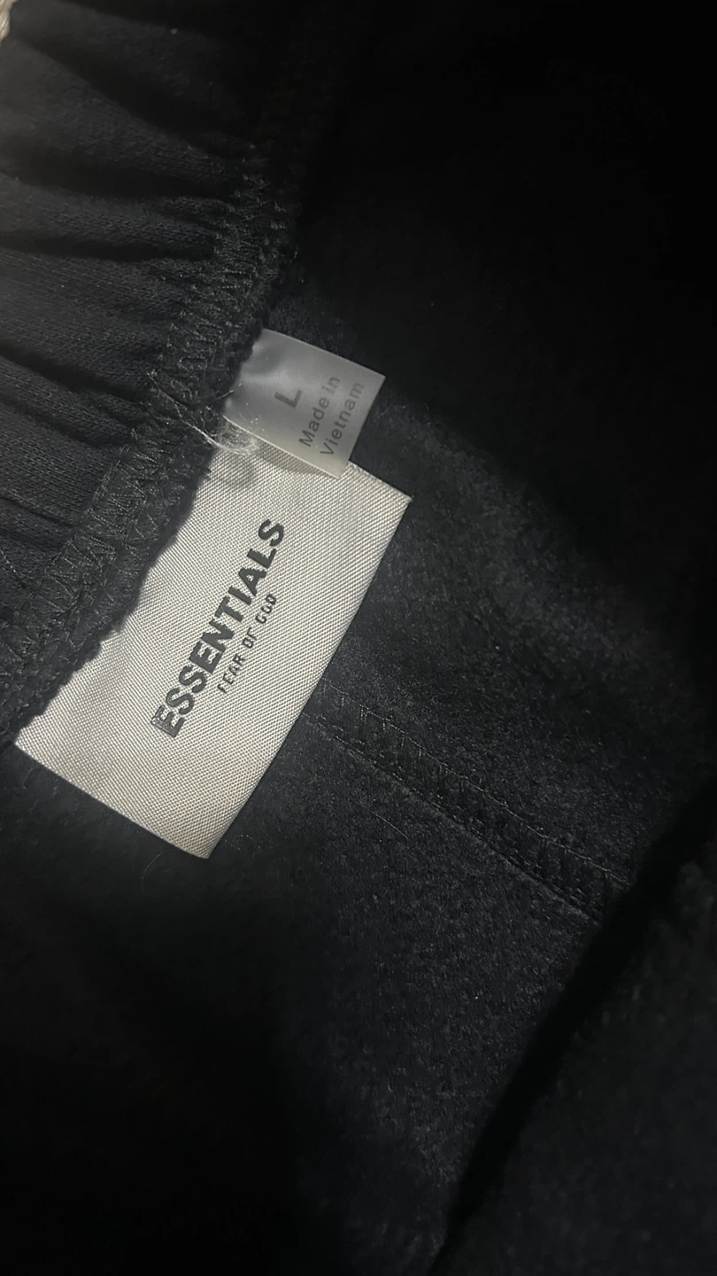 Black Essentials Fear of God Sweatpants Size L - photo 3