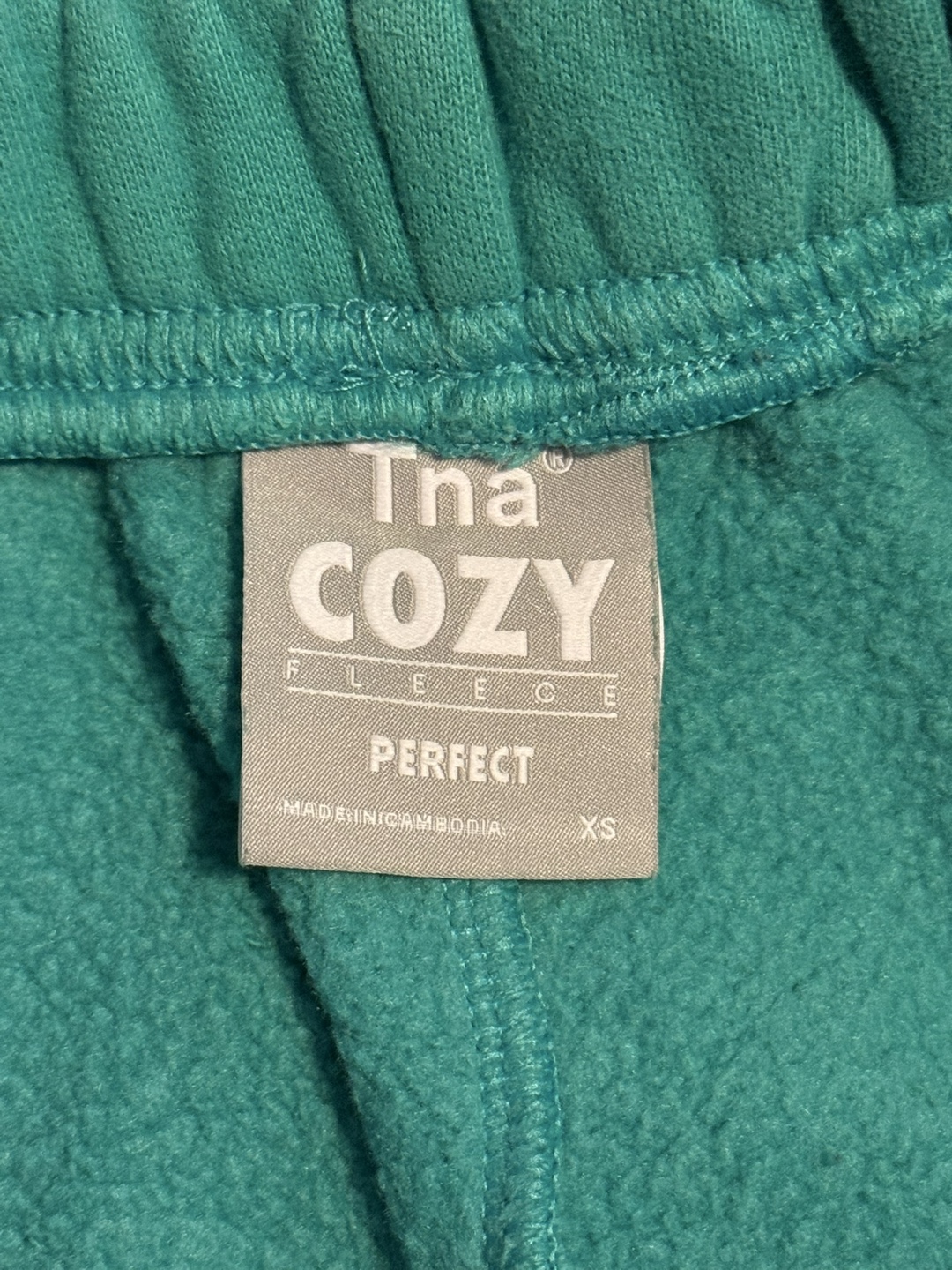 Tha Cozy Fleece Shorts XS Teal - photo 3