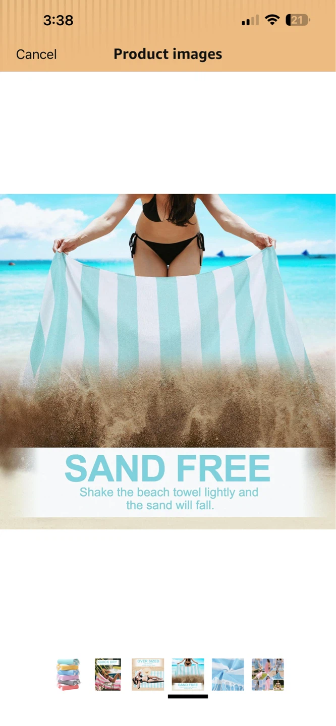 NEW Genovega 6 Pack Oversized Cotton Turkish Beach Bath Towels - photo 4