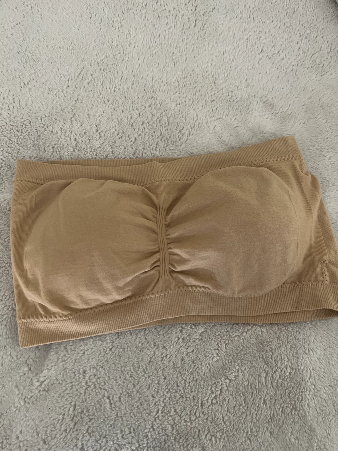 Seamless Bandeau Bra - Nude