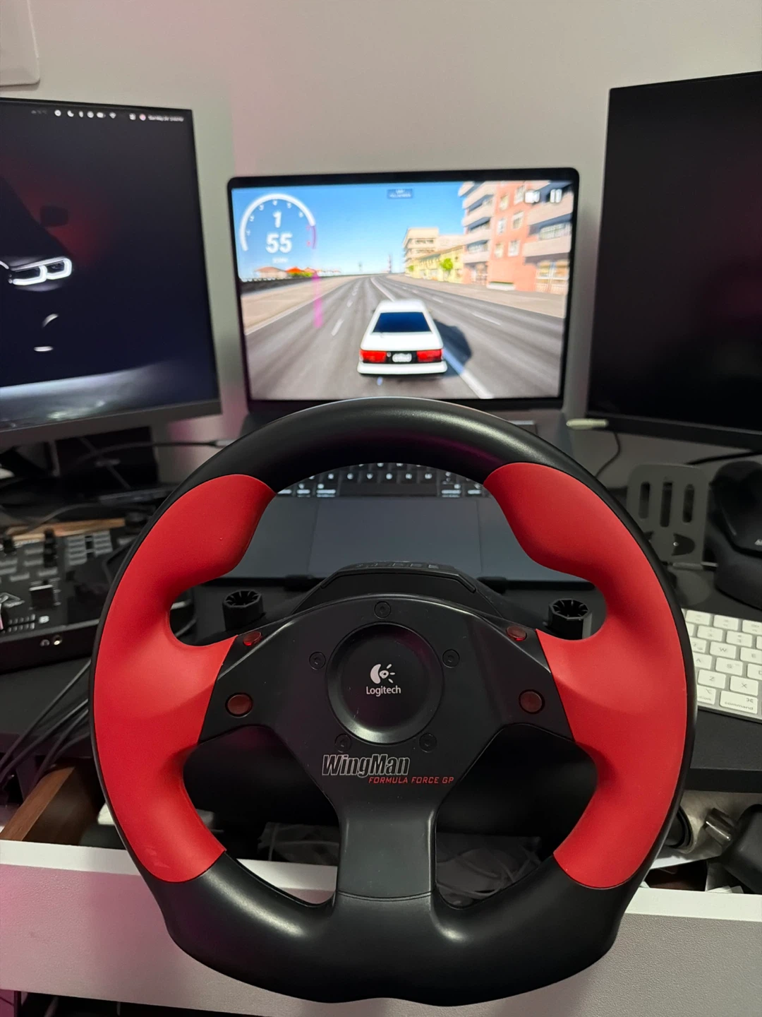Logitech WingMan Formula Force GP Racing Wheel and Pedals