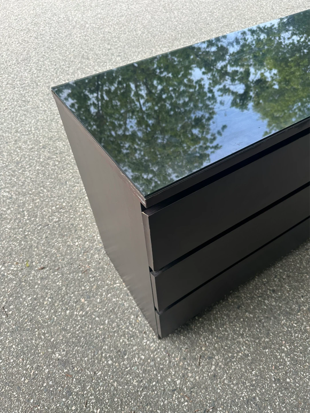 FREE DELIVERY IKEA  6 drawers dresser +glass on top - photo 4