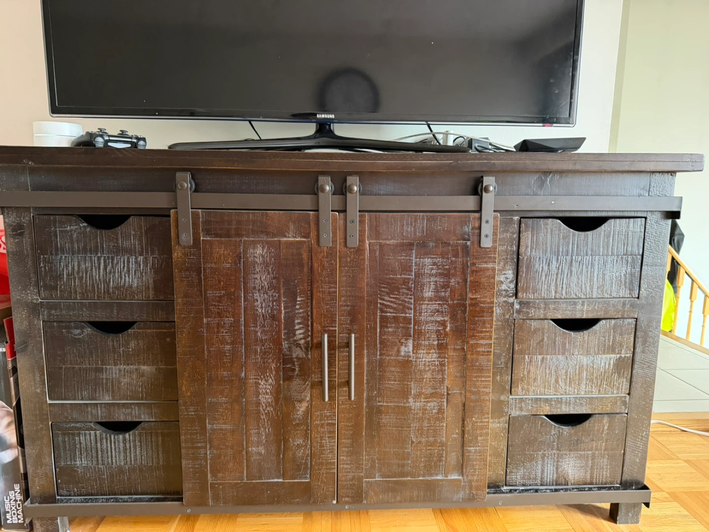 Pottery barn entertainment unit