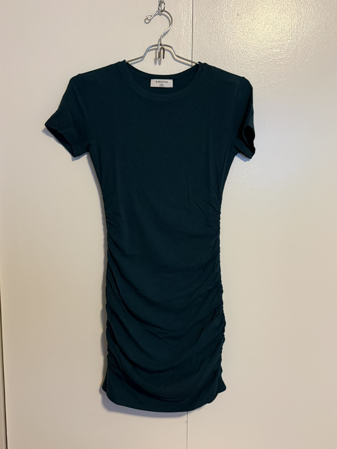 Babaton Ruched T-Shirt Dress
