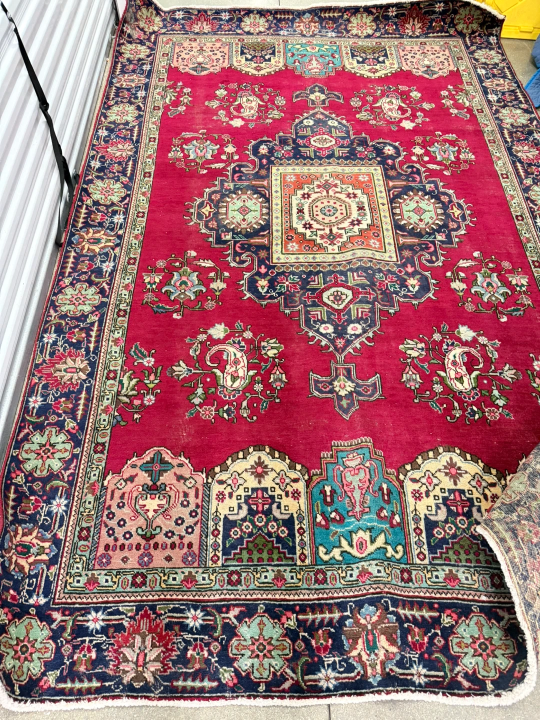 VTG Beautiful and Vibrant Tabriz Persian Rug
