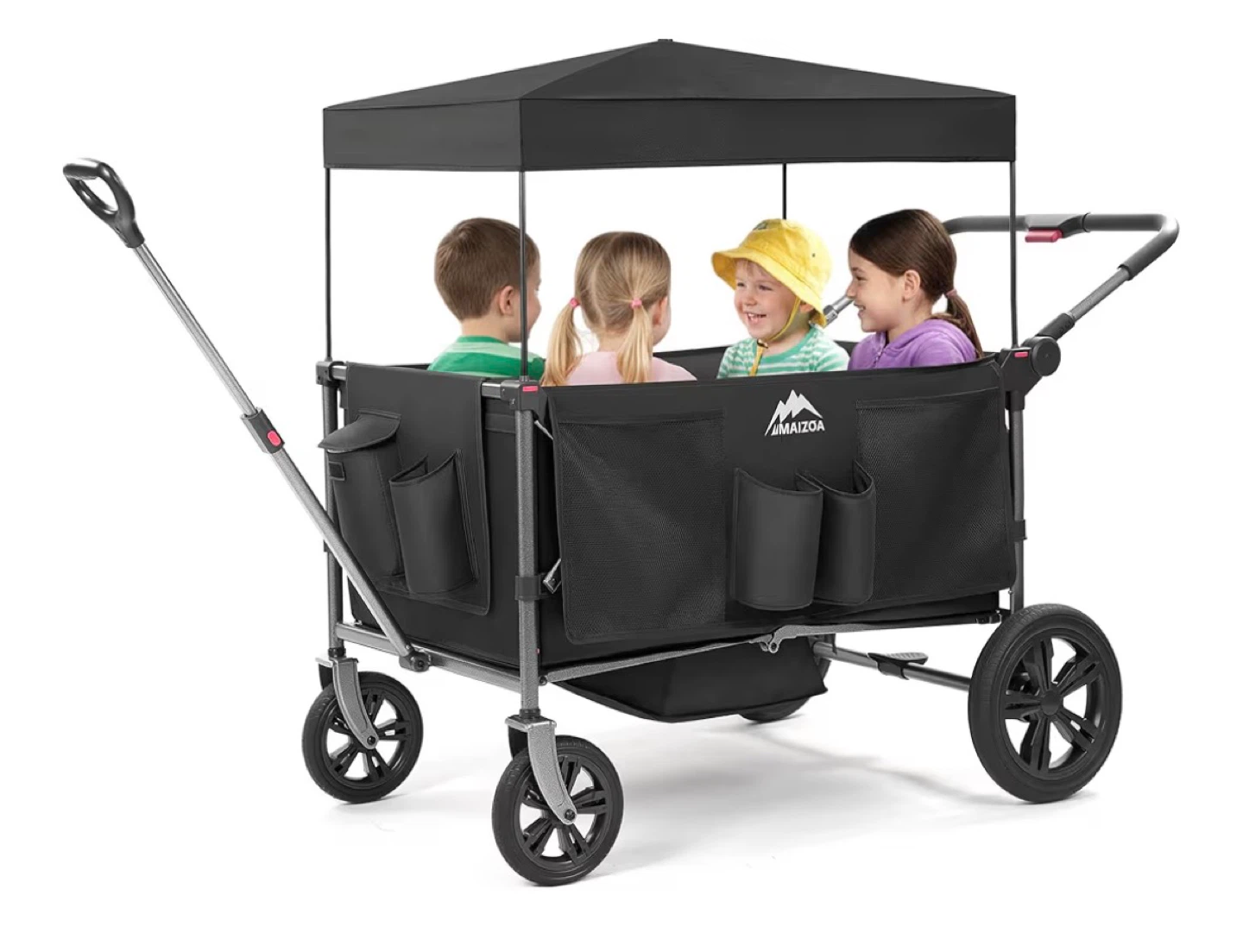 AMAIZOA 4-Seater Wagon with Canopy
