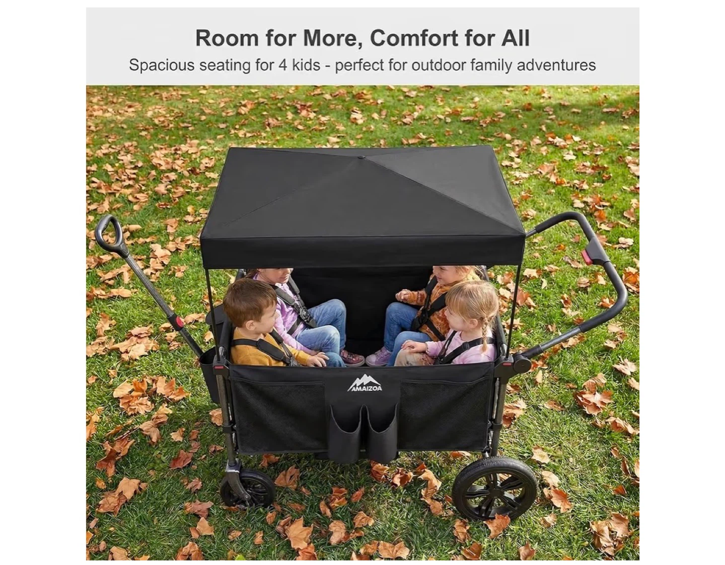 AMAIZOA 4-Seater Wagon with Canopy - photo 3