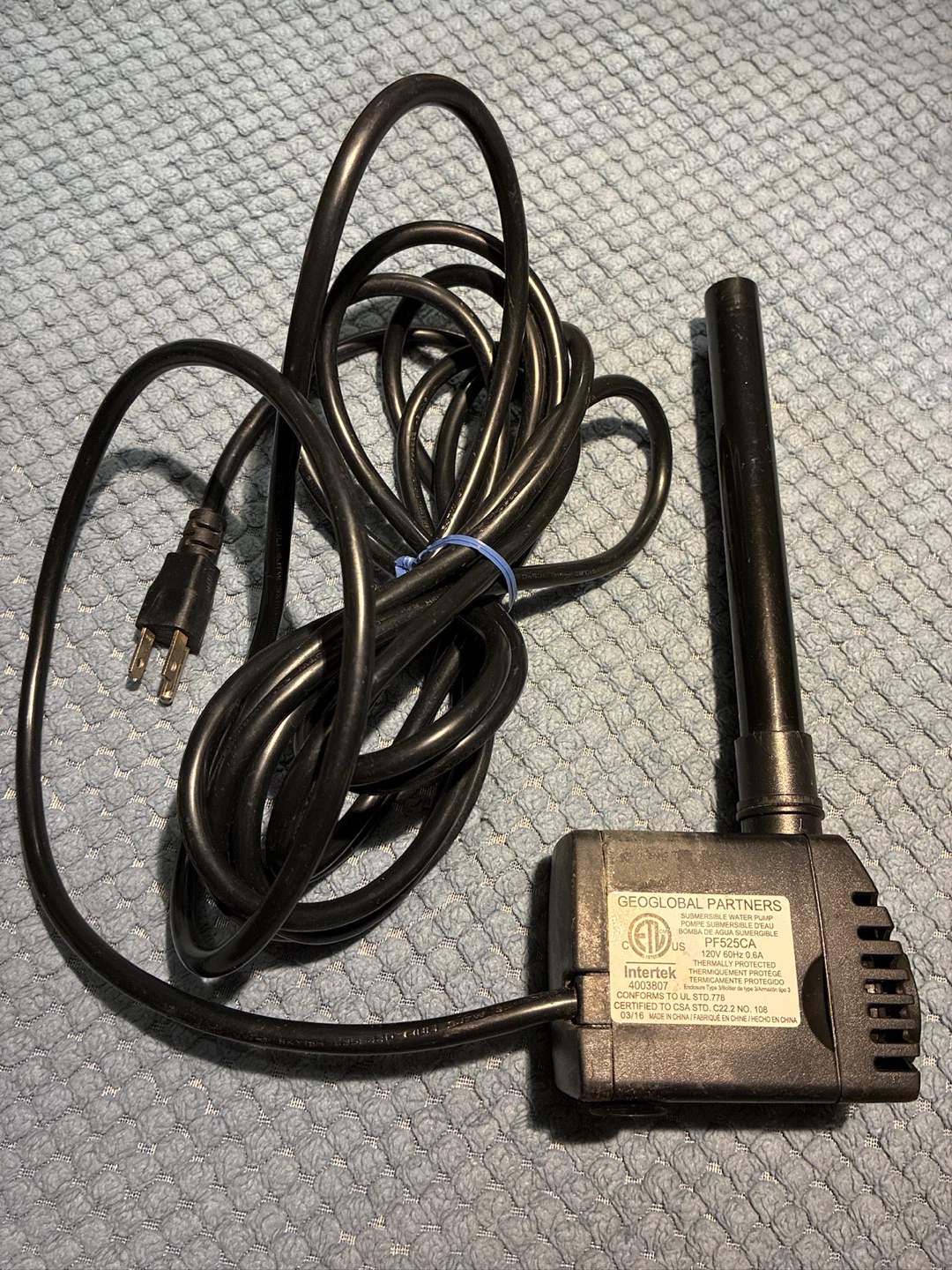 Water pump. Geoglobal Partners PF525CA Submersible Water Pump