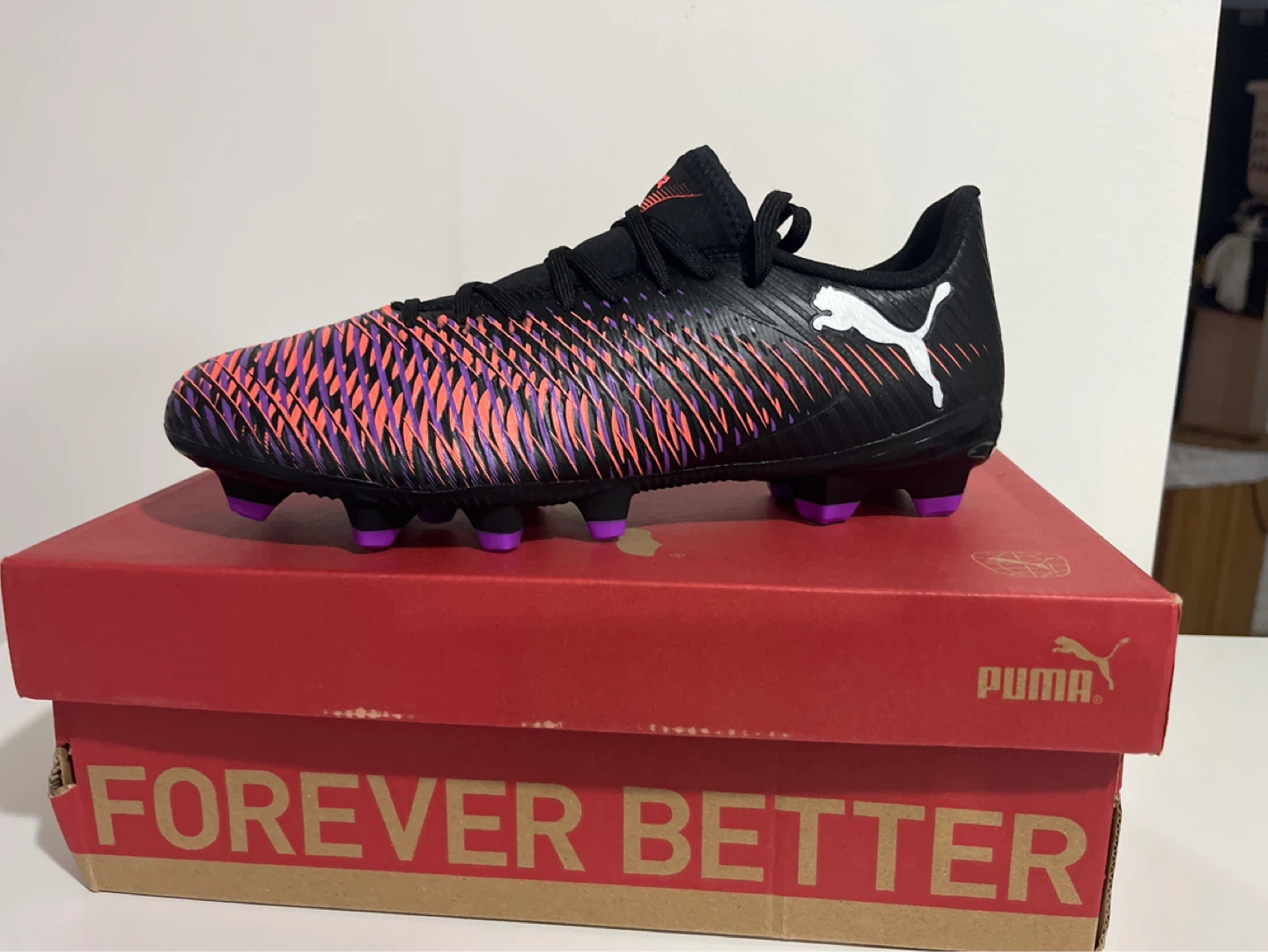Puma Future 8 Play FG/AG Youth Soccer Cleats - Size 9