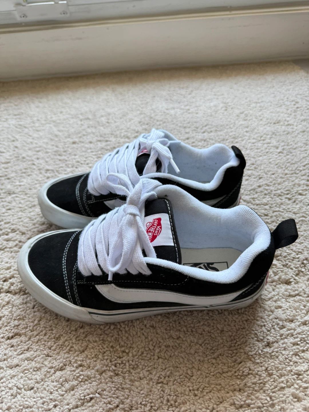 Vans Old Skool Shoes Black White Youth Size - photo 2