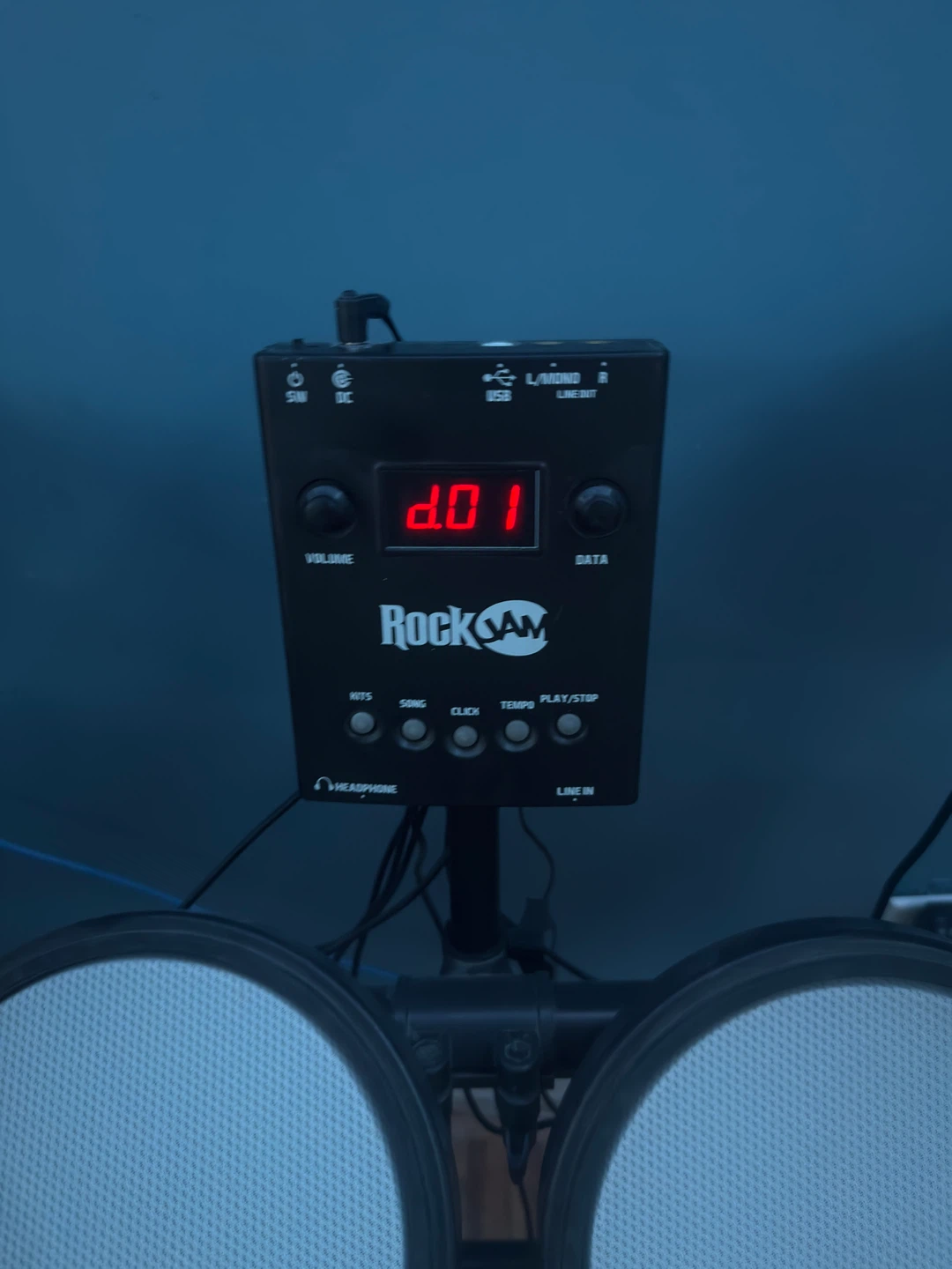 ROCKJAM DDMESH500 Electronic Drum Kit with Pedals - photo 4