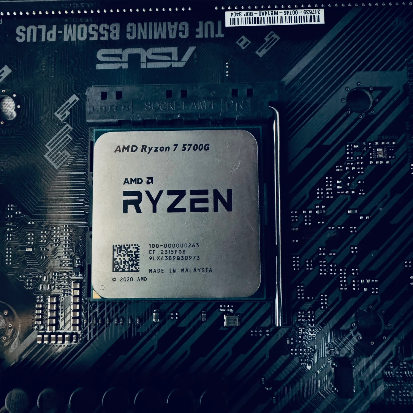 AMD Ryzen 7 5700G CPU & ASUS TUF Gaming B550M-PLUS Motherboard