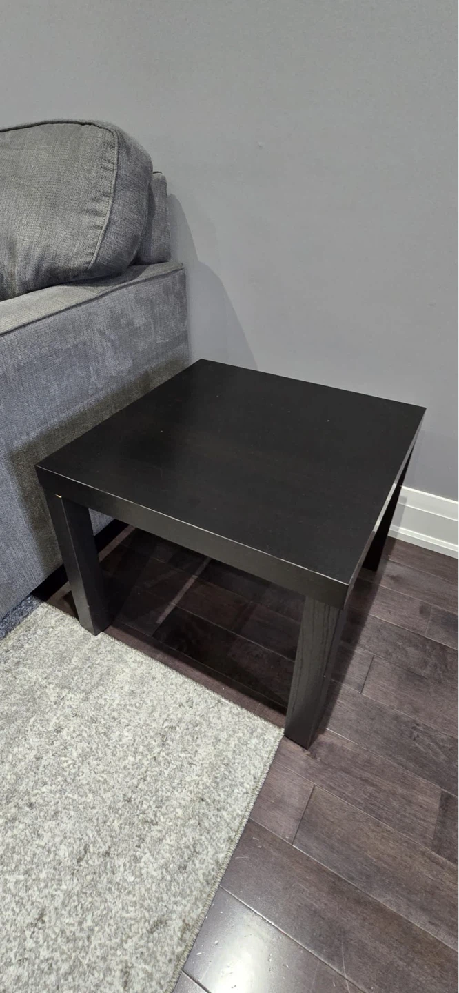 Black Square Coffee Tables (Set of 2)