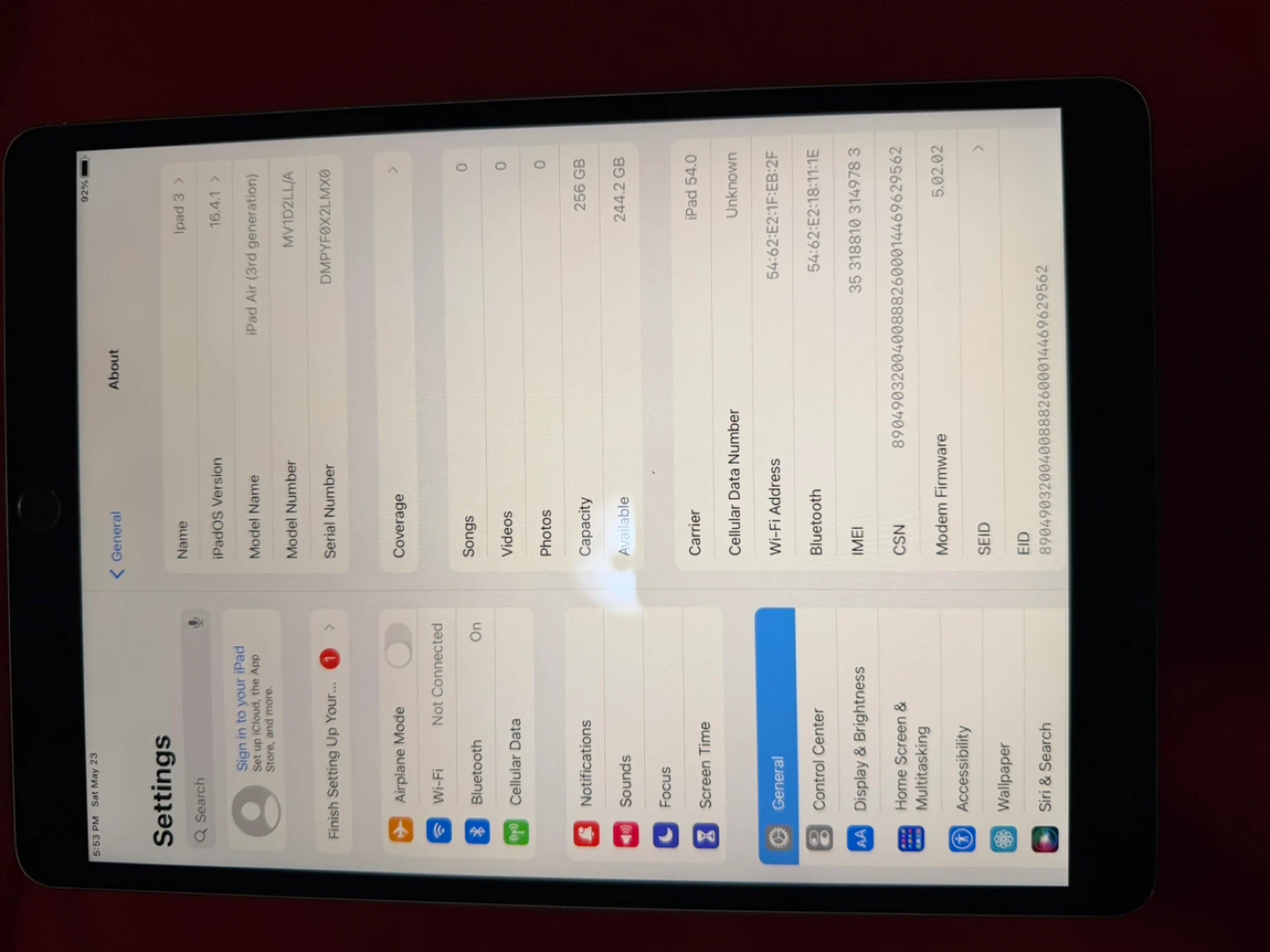 Apple iPad Air  3rd gen 256 gb - photo 2