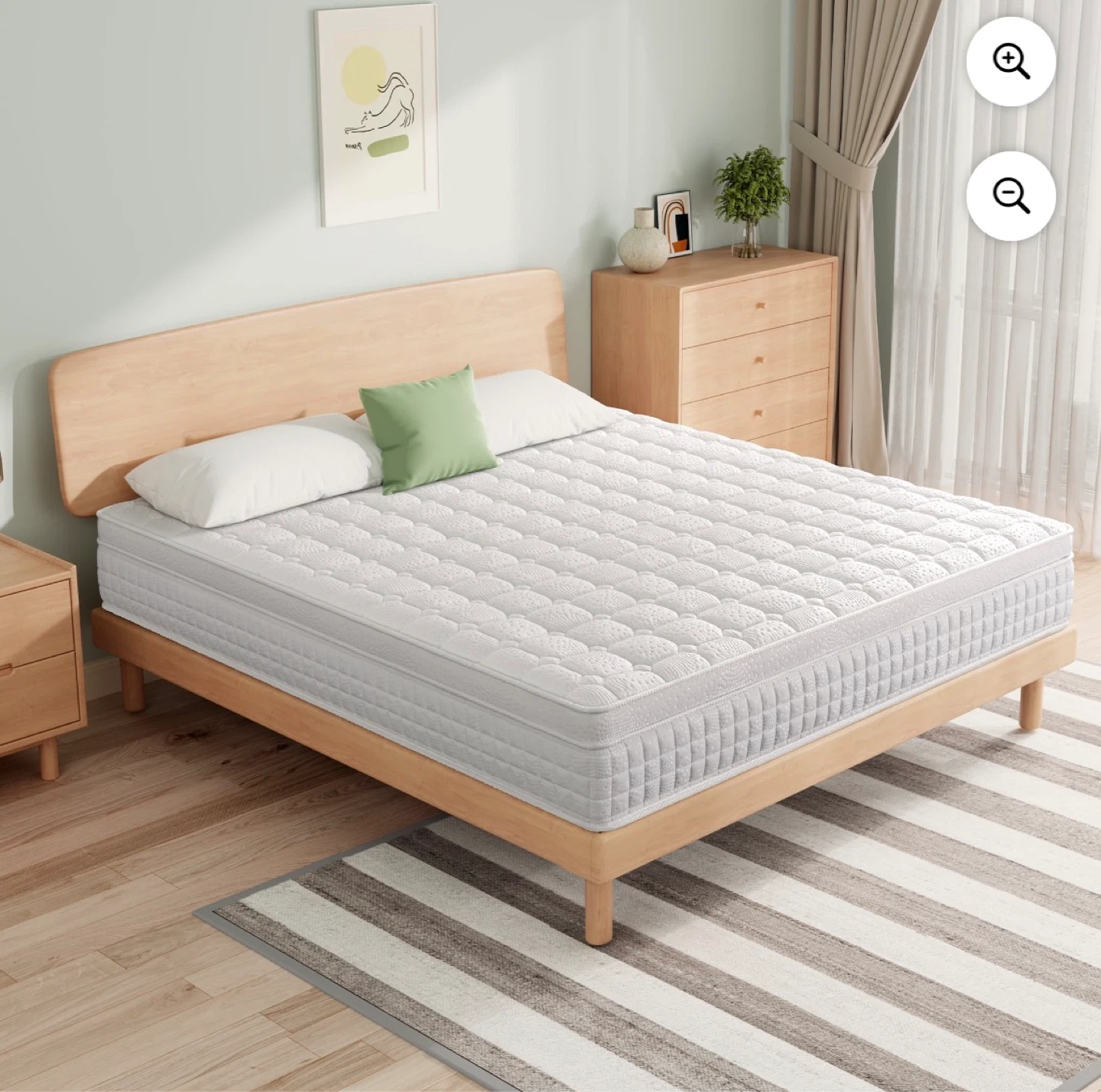 White Queen Size Mattress - photo 2