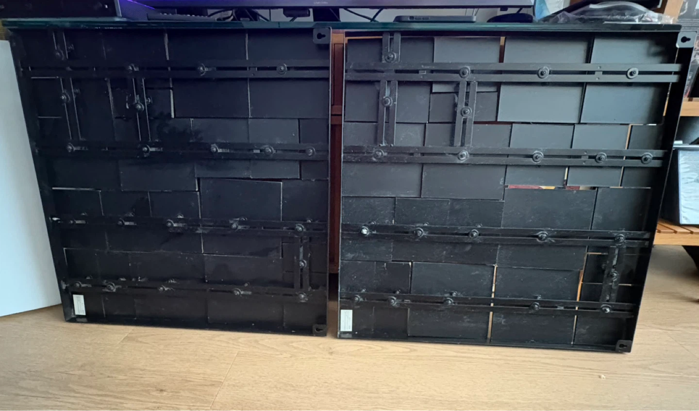Two CB2 Perspective Wall Mirrors - photo 2