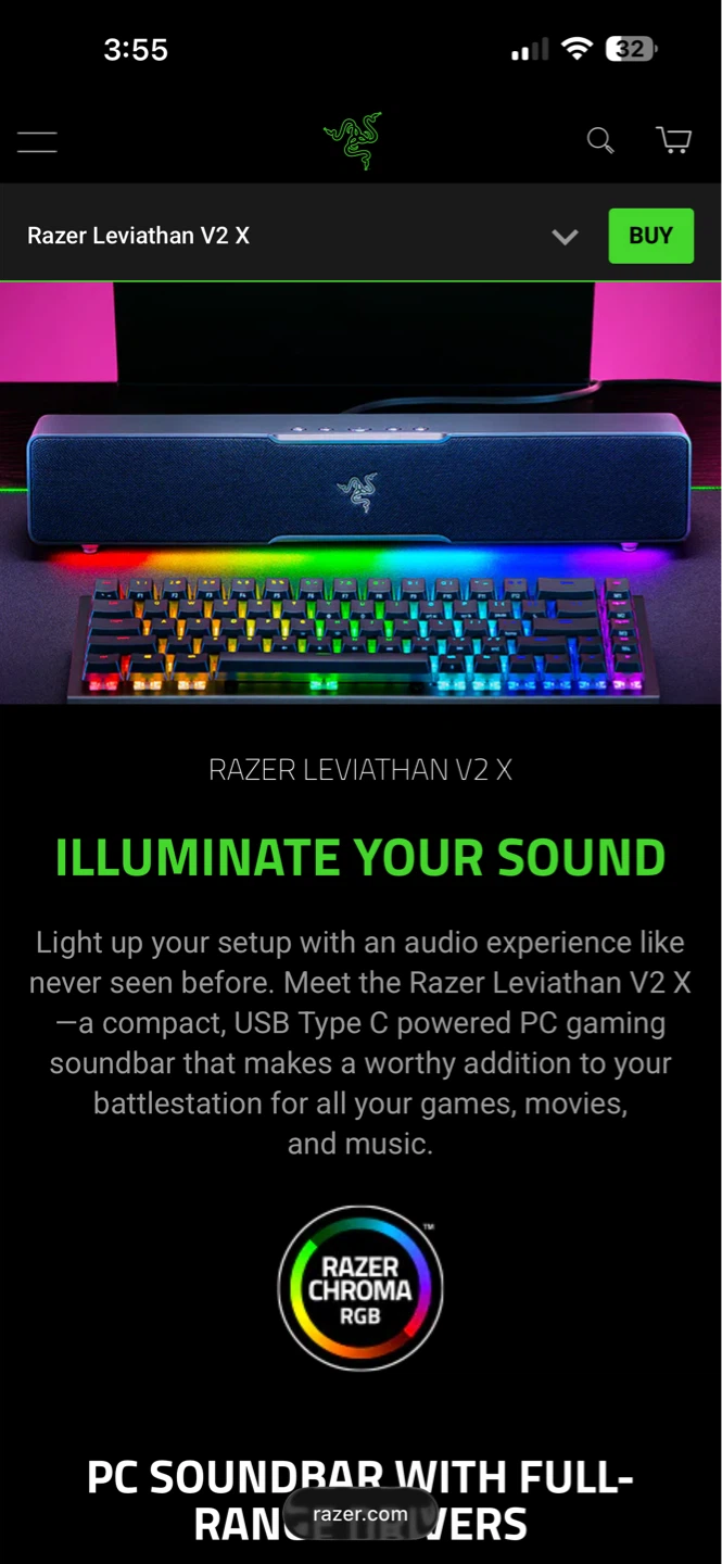 Razer Leviathan V2 X PC Soundbar - photo 3