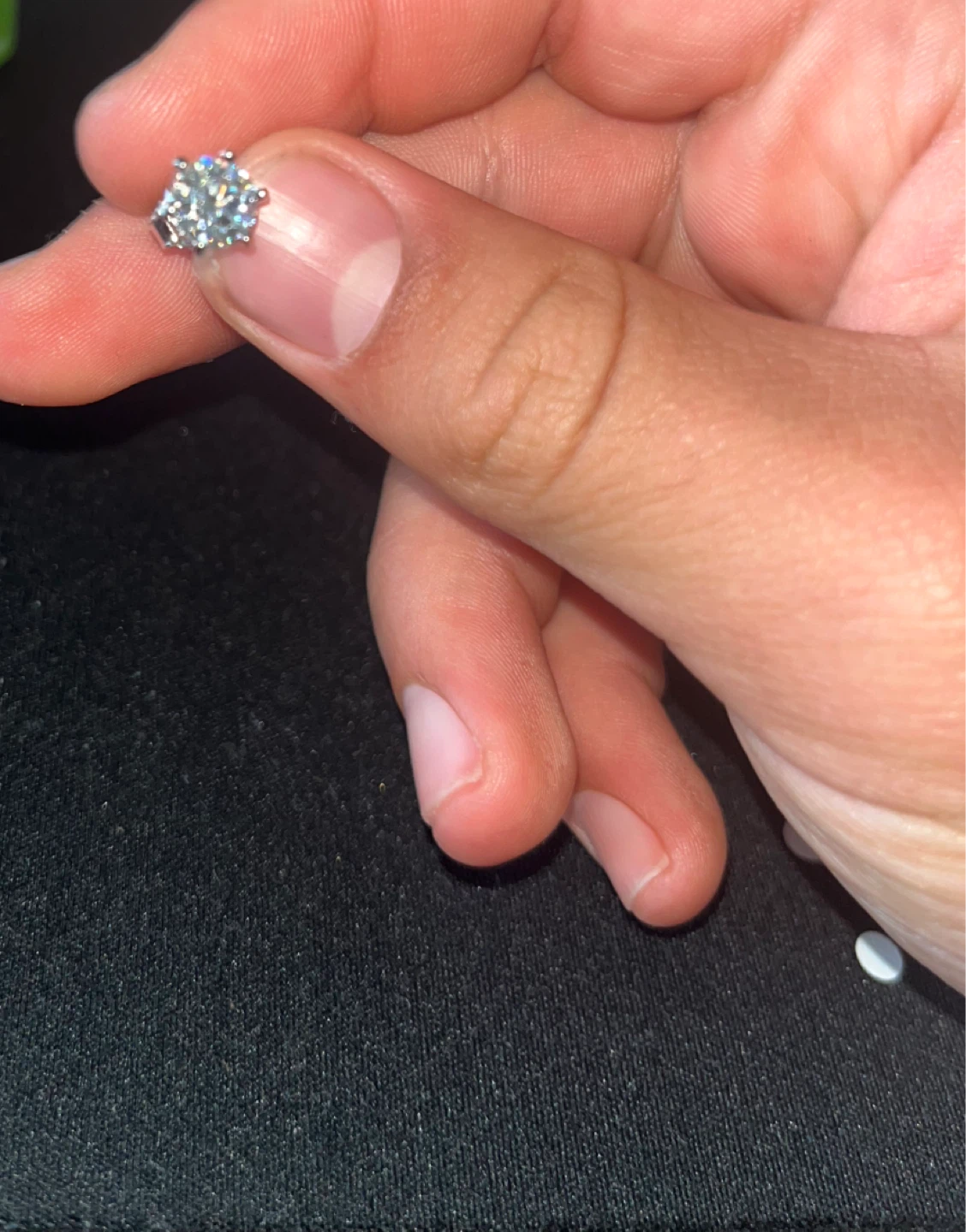 VVS1 Iced out stud earrings, brand new, *PASSES DIAMOND TESTER* - photo 4