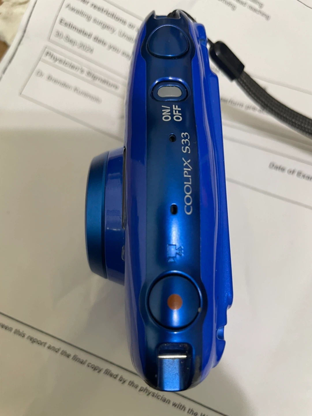 Nikon Coolpix S33 Blue Digital Camera - photo 2