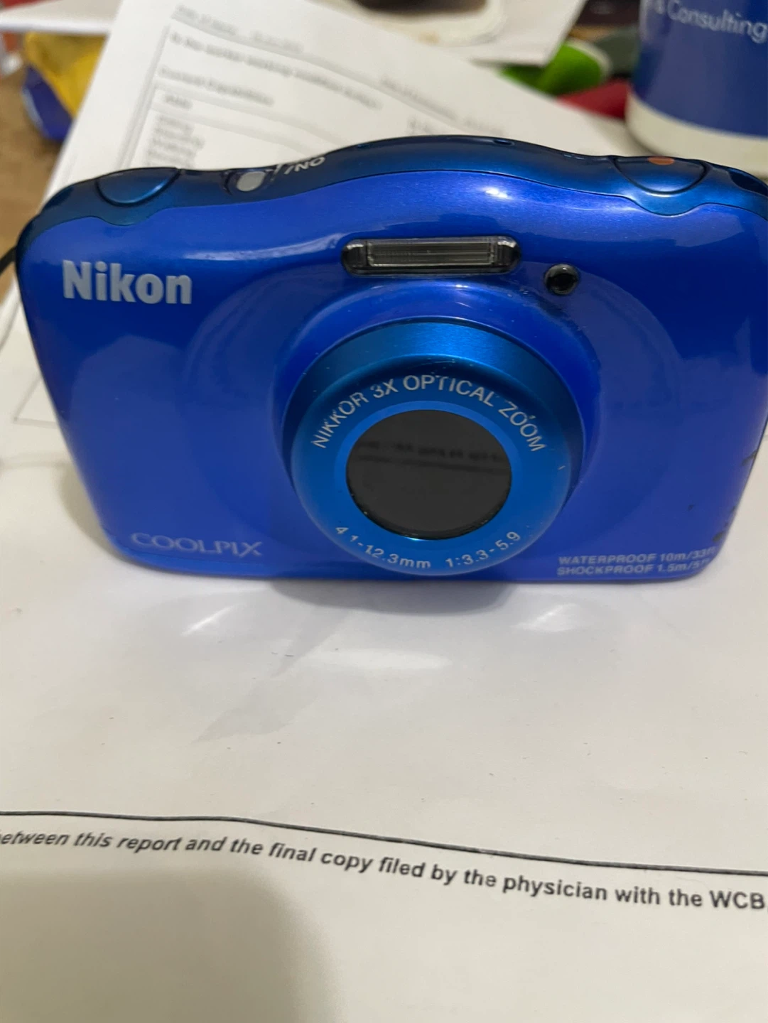 Nikon Coolpix S33 Blue Digital Camera - photo 4