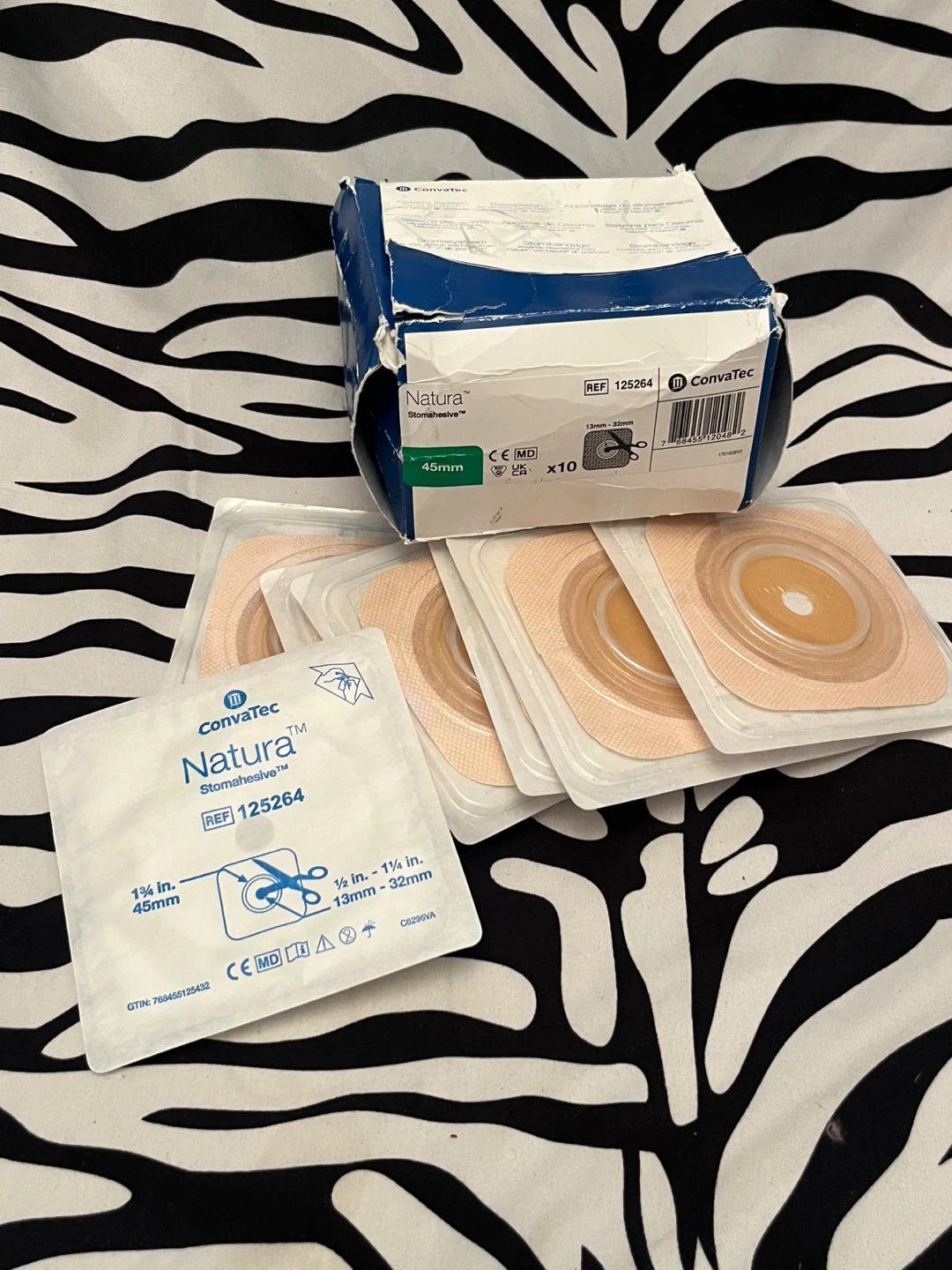 🩵 ConvaTec Natura Stomahesive skin barrier Set of 7 🩵