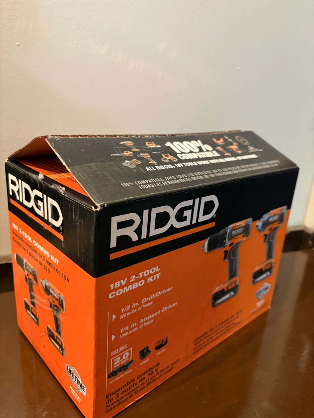 RIDGID 18V 2-Tool Combo Kit with Drill and Impact Driver - photo 4