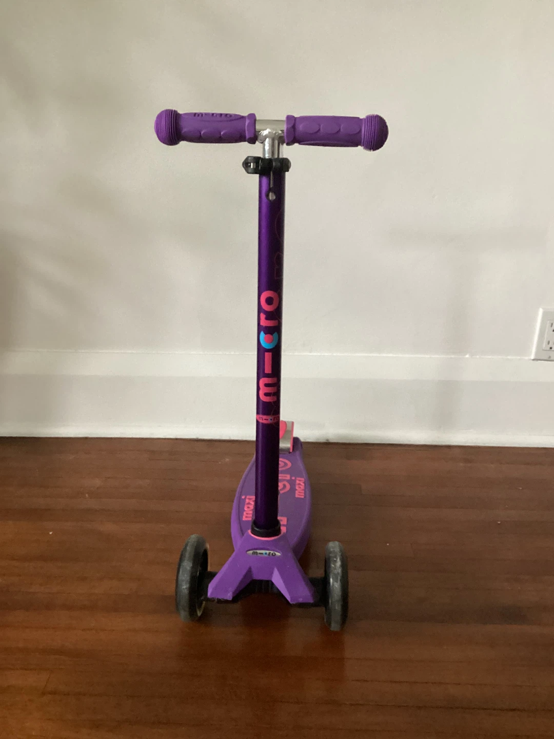 Purple Micro Maxi Deluxe - LED Wheels Kids Scooter - photo 5