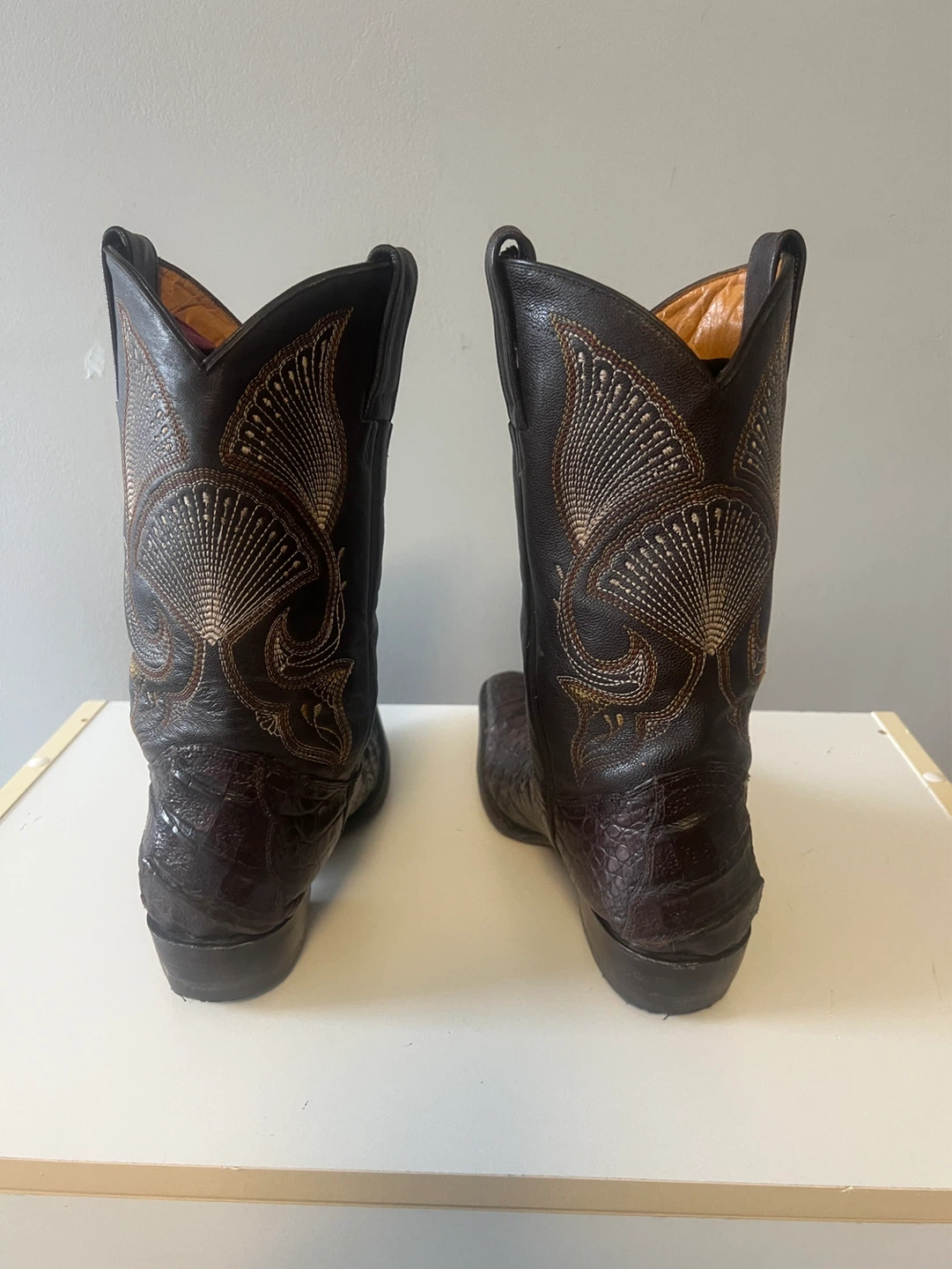 Dark Brown Crocodile Cowboy Boots - photo 3
