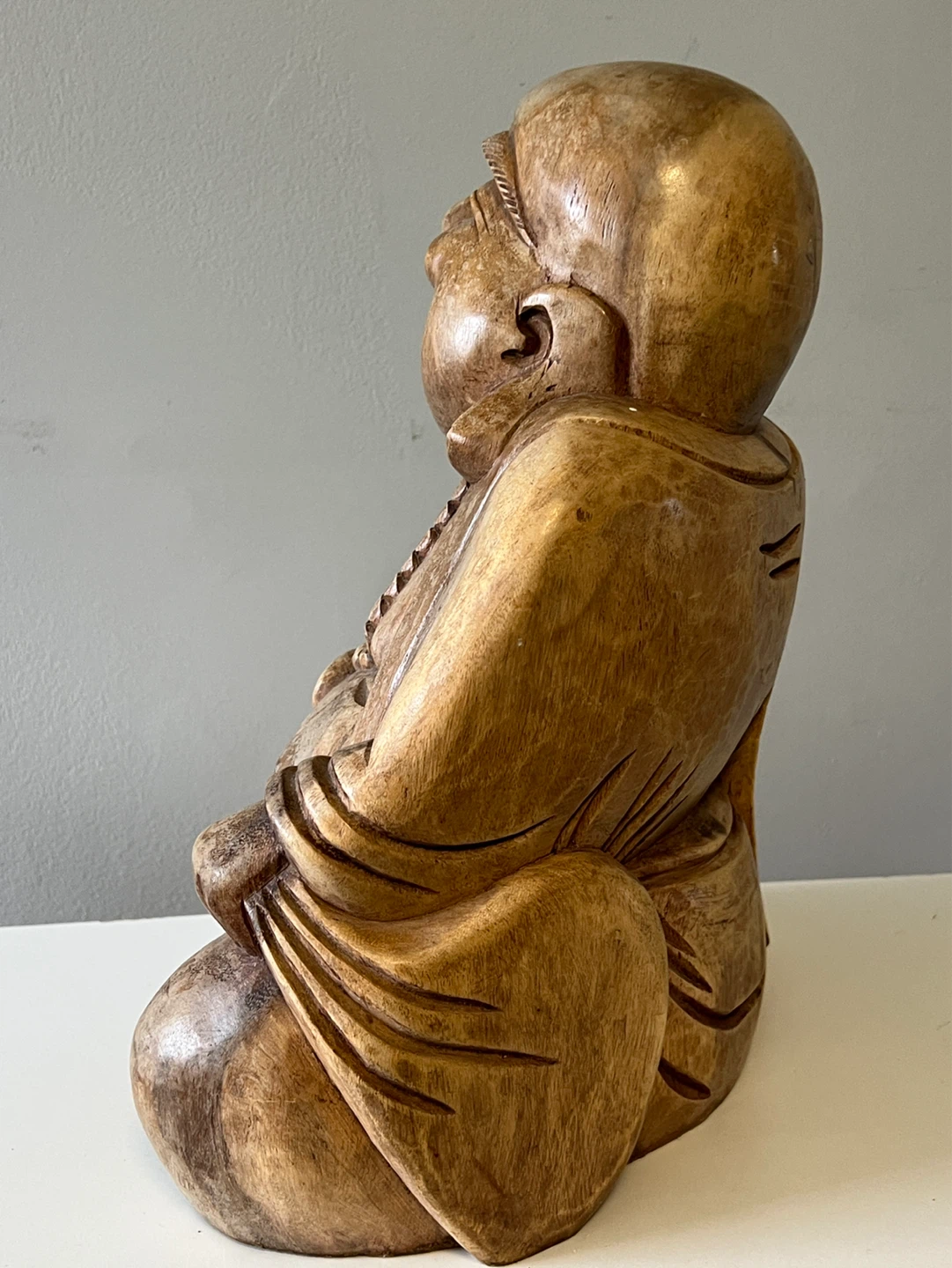 Happy Buddha Sitting Statue - 40cm (16") Tall - photo 3