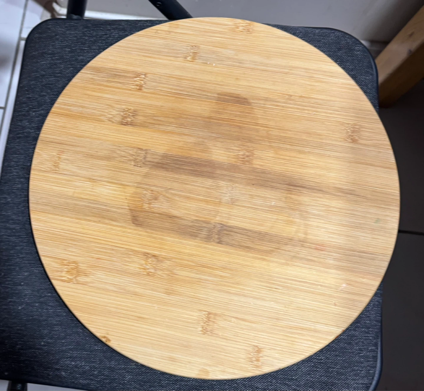 Round Bamboo Turn table - photo 2