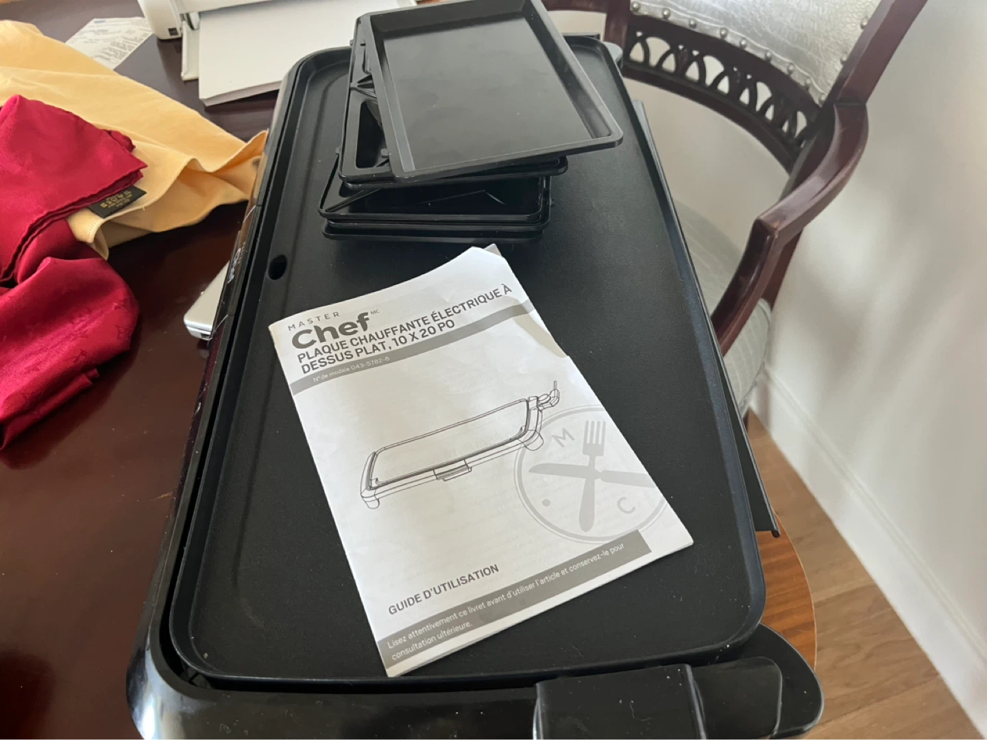 Master Chef Electric Flat Griddle 10 x 20"