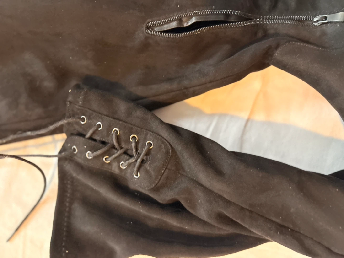 Dream Pairs Black Suede Over-the-Knee Boots - Size 9.5 - photo 4