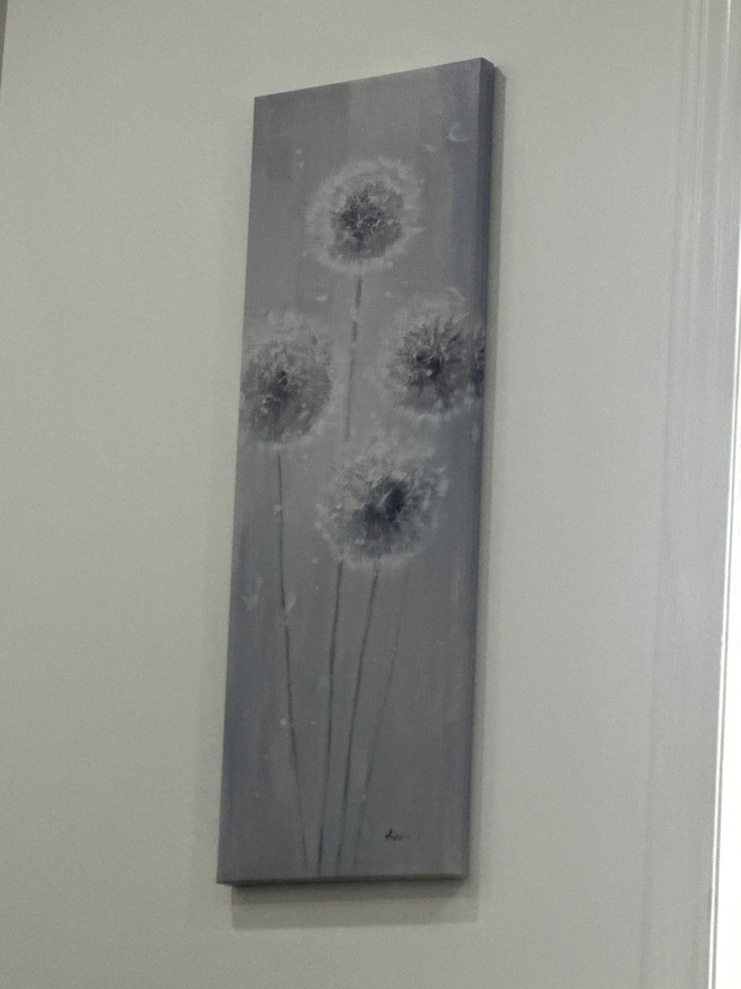 Dandelion Artwork - Grey Tones