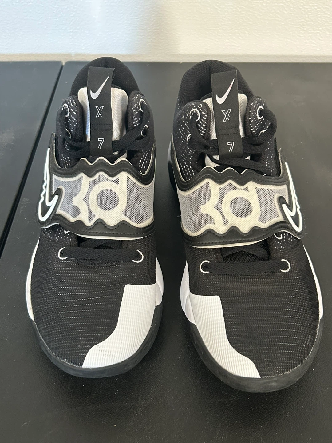 Nike KD Trey 5 X Shoes Black Neon Green - photo 2