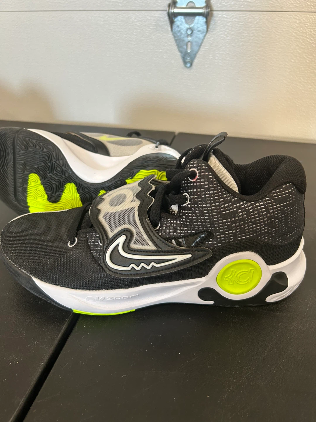 Nike KD Trey 5 X Shoes Black Neon Green