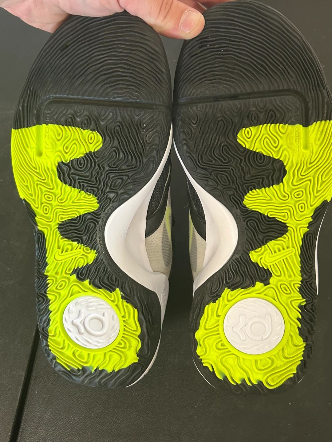 Nike KD Trey 5 X Shoes Black Neon Green - photo 4