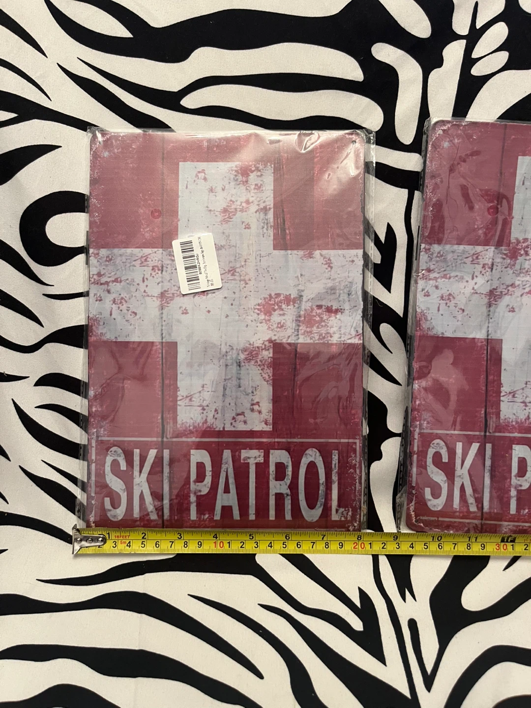 ⛷️ Ski Patrol Metal Decorative tin wall sign ⛷️ - photo 2