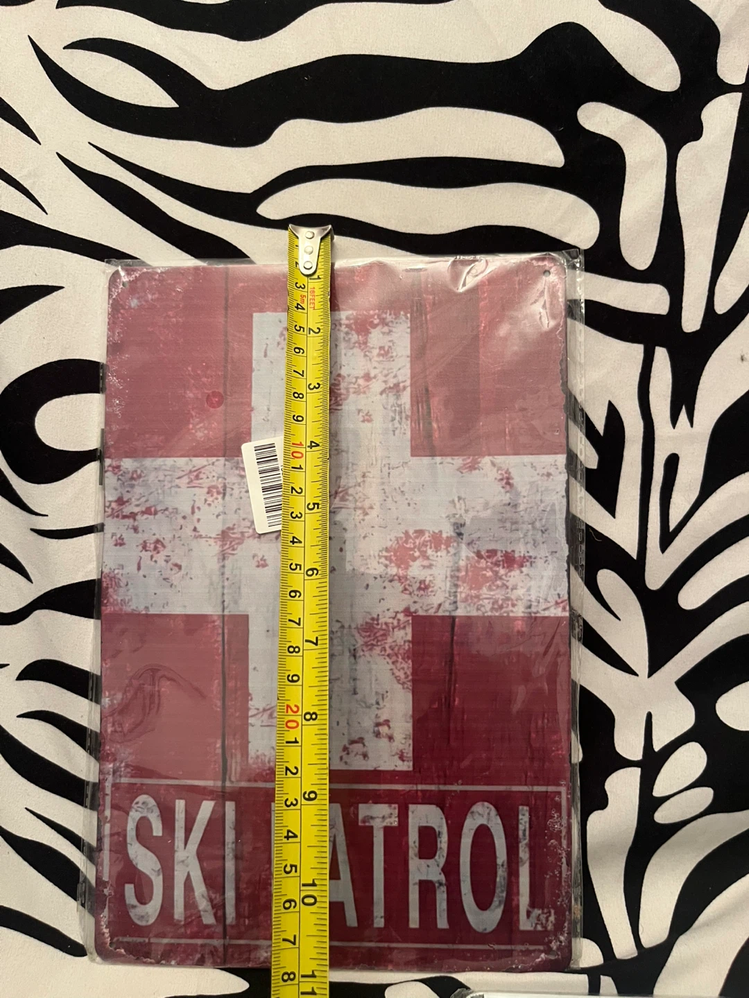 ⛷️ Ski Patrol Metal Decorative tin wall sign ⛷️ - photo 4