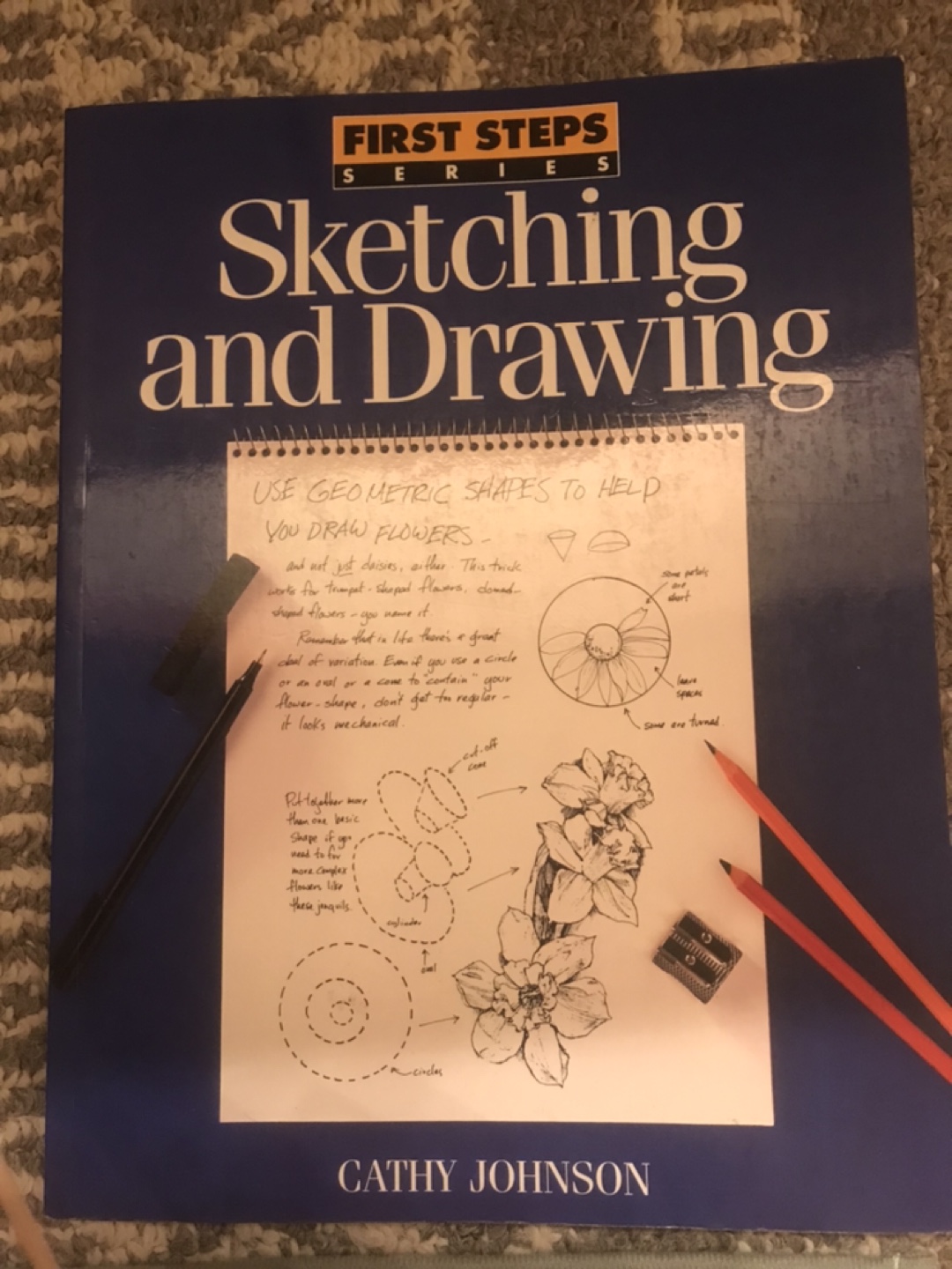 First Steps Series Sketching and Drawing Book by Cathy Johnson