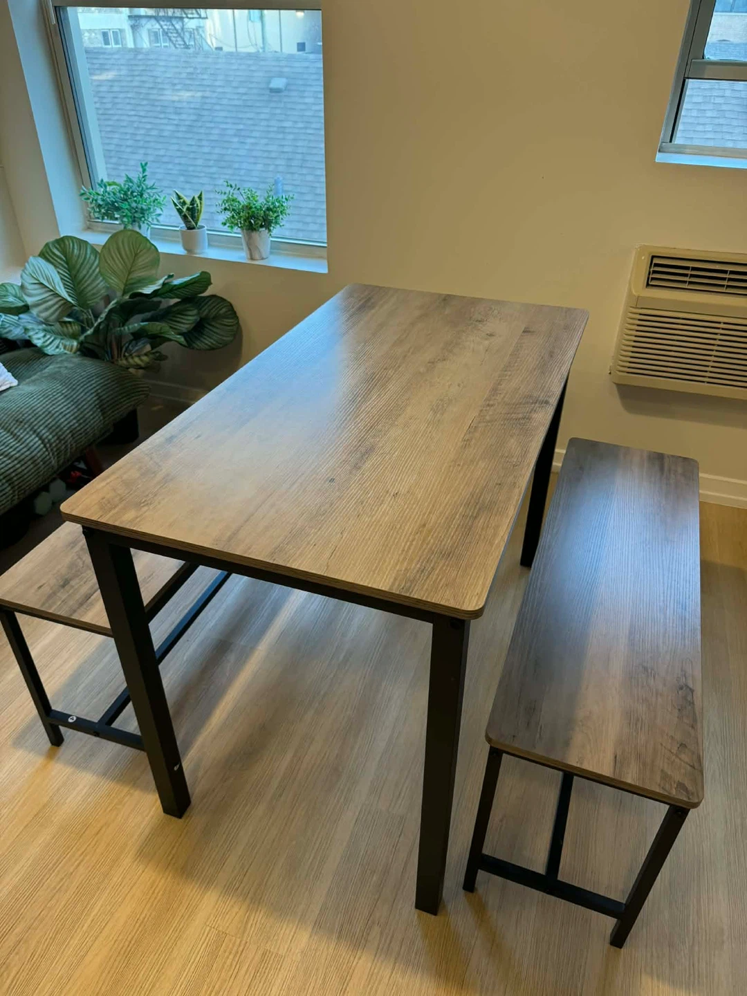 Dining Table and Benches - photo 2