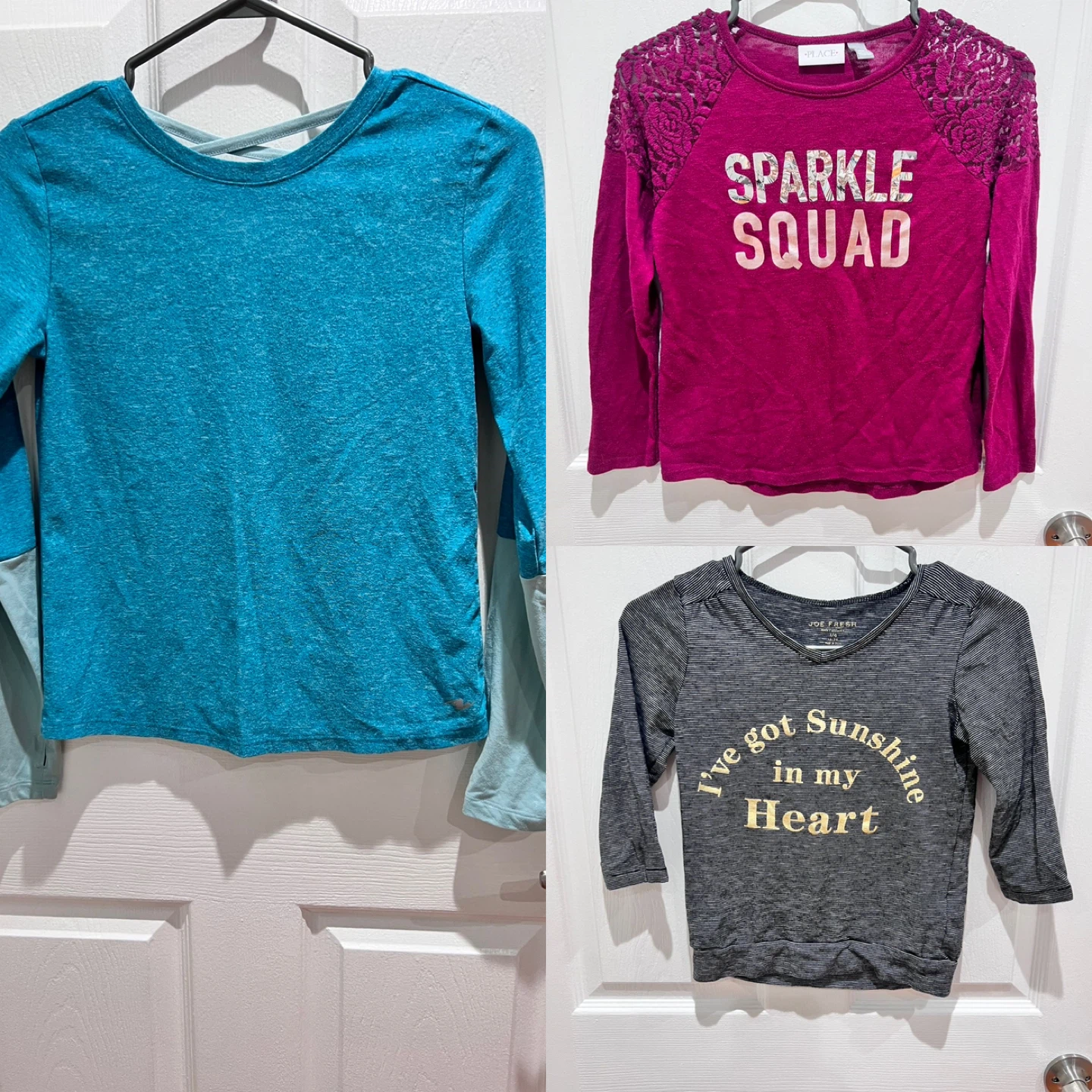 Girls’ long sleeve shirts