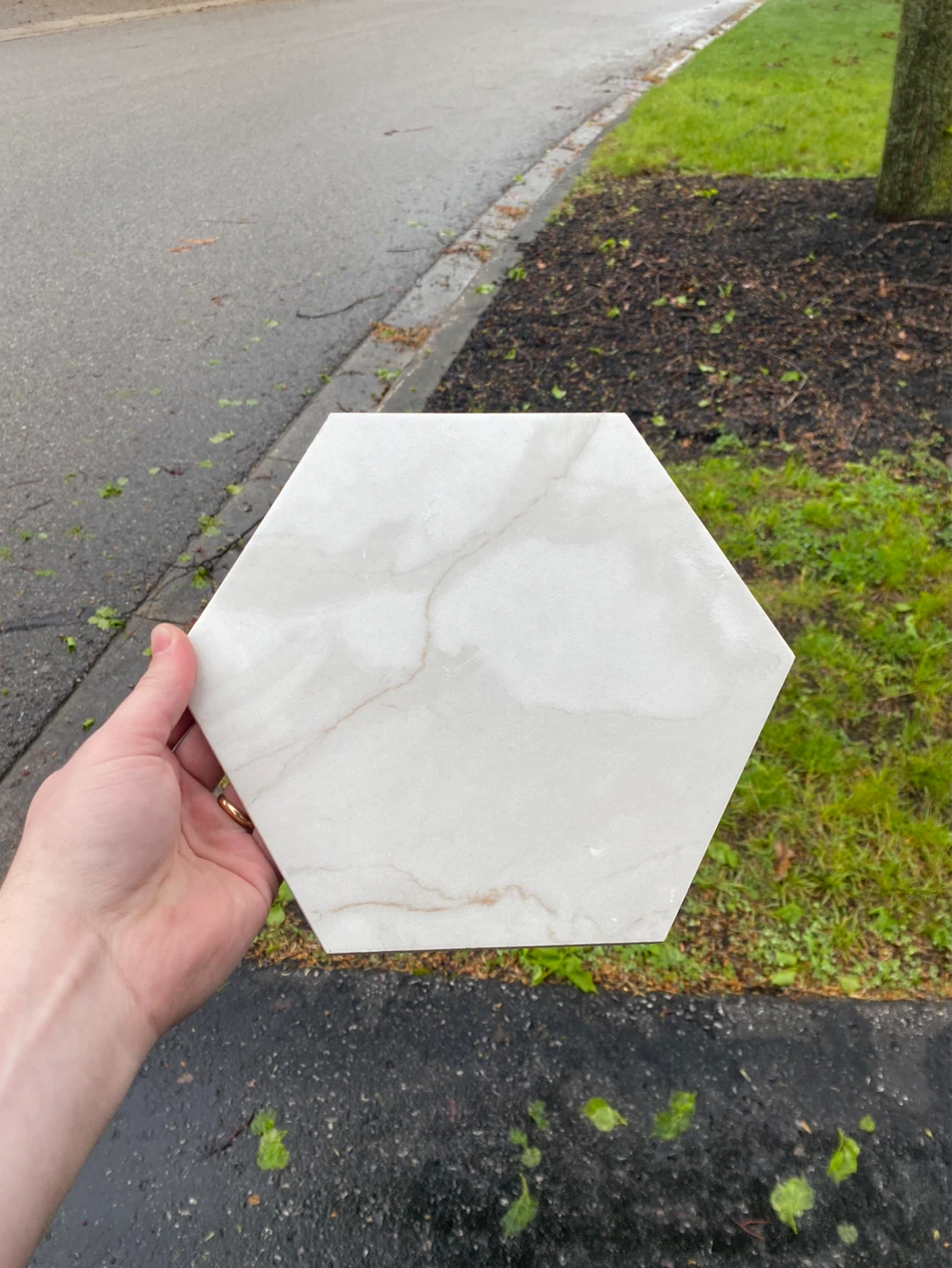 Hexagon Marble Tiles - 128