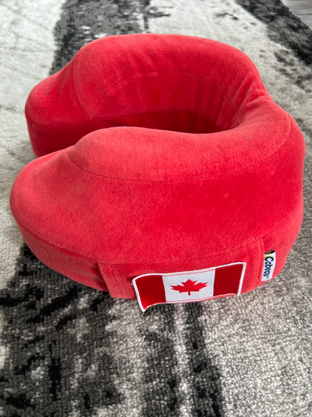 Red Travel Neck Pillow