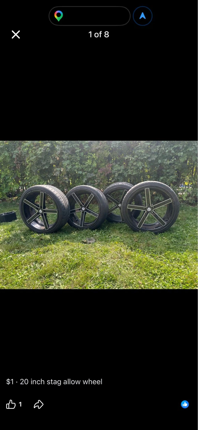 20 inch Stag Allow Wheels and Tires - photo 2