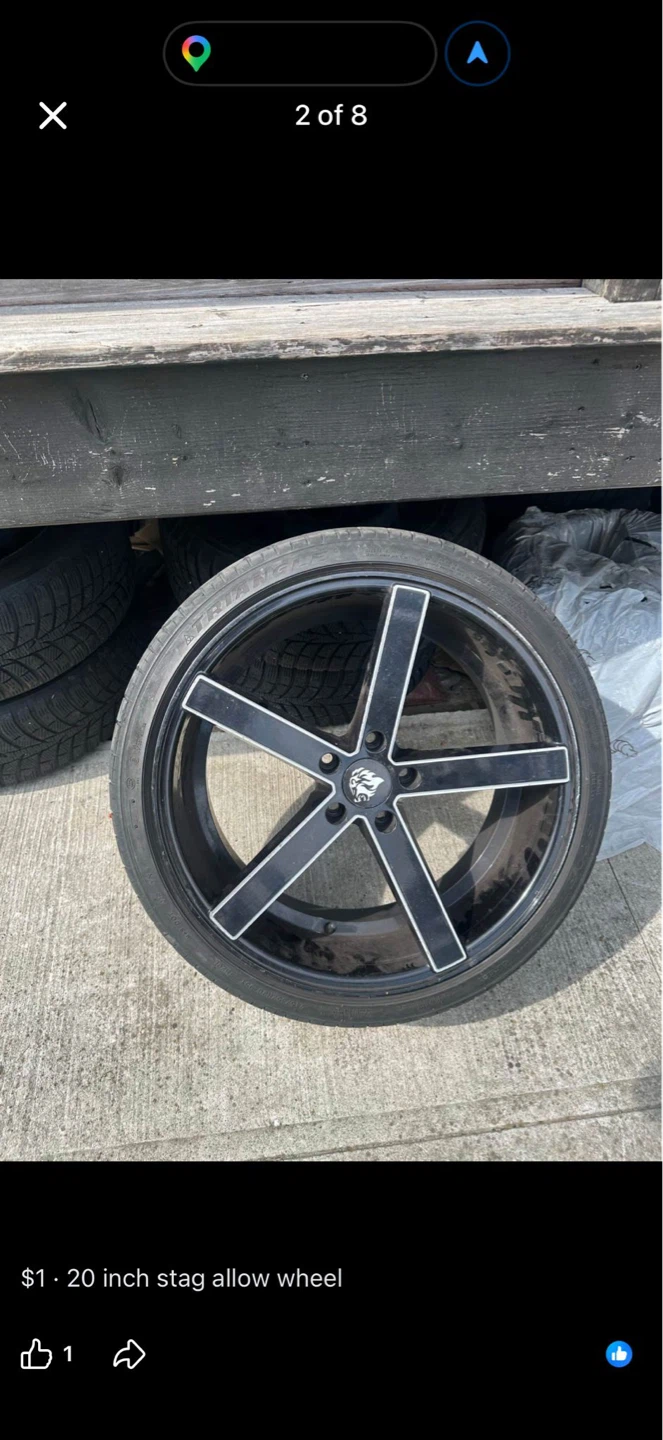 20 inch Stag Allow Wheels and Tires