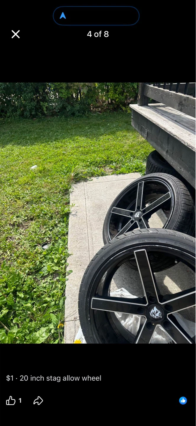 20 inch Stag Allow Wheels and Tires - photo 3