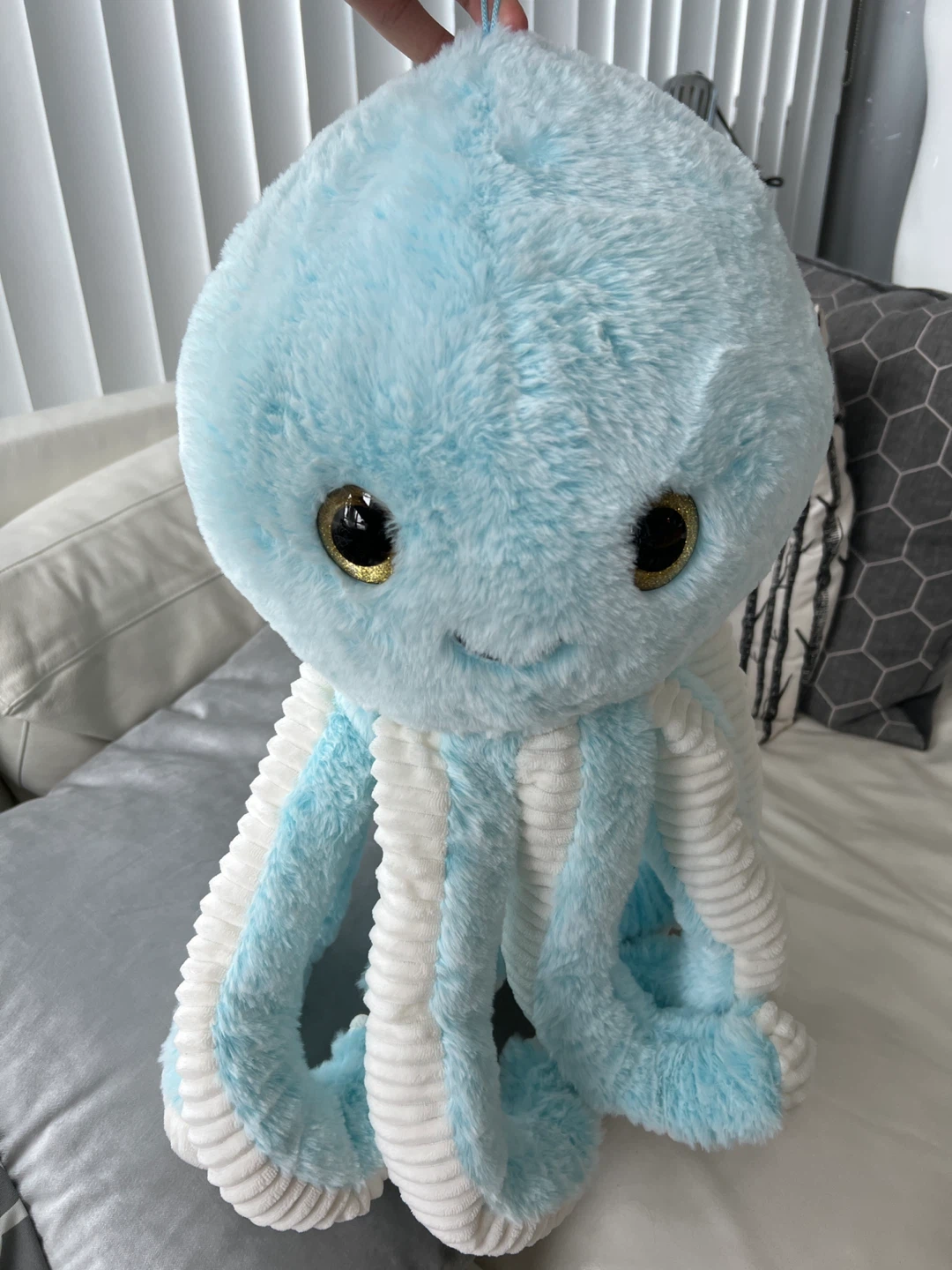 Caravan Softs Blue Octopus Plush Toy